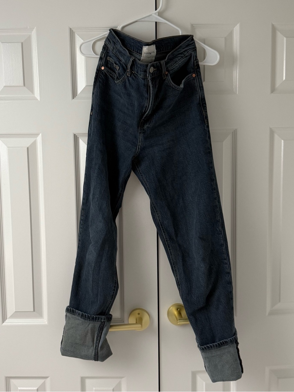Habitual Women’s Straight Leg Cuffed Jean Size 27